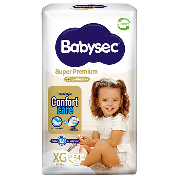 Pañal Babysec Super Premium Xg (X2) 3