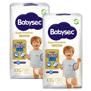Pañal Babysec Super Premium Xxg (X2)