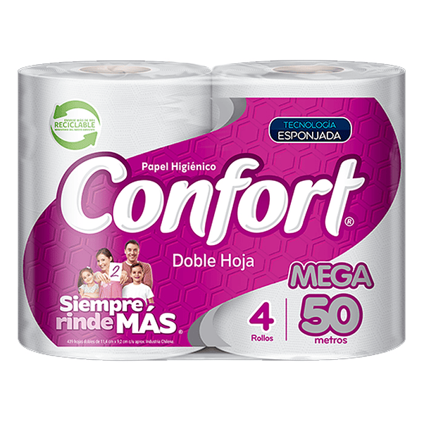 Papel Confort Mega 4X50 Metros (X5) 2