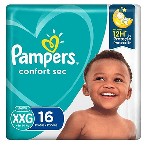 Pañal Pampers Confort Sec Xxg