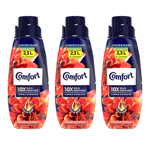 Suavizante Comfort Energia Floral 500Ml (X3)
