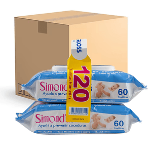 Toalla Húmeda Simonds Gloss 120 (X12)
