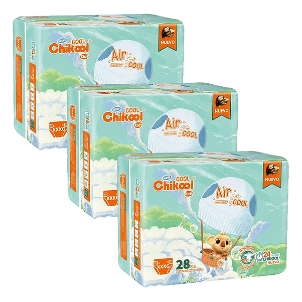 Pañal Chikool Kids Air Cool Xxxg (X3) 1