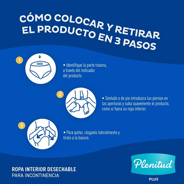 Pañal Plenitud Plus Pants P/M 2