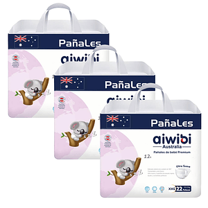 Pañal Aiwibi Premium Xxg (X3)