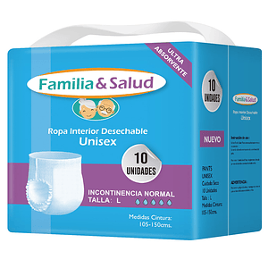 Pañal Adulto Familia & Salud Pants G 10U