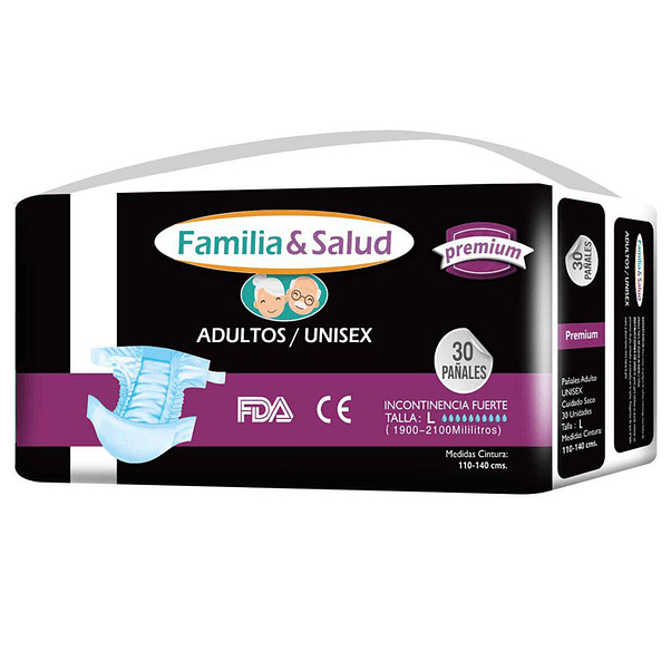 Pañal Adulto Familia & Salud Premium G 30U 1
