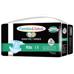 Pañal Adulto Familia & Salud Premium Xg 30U