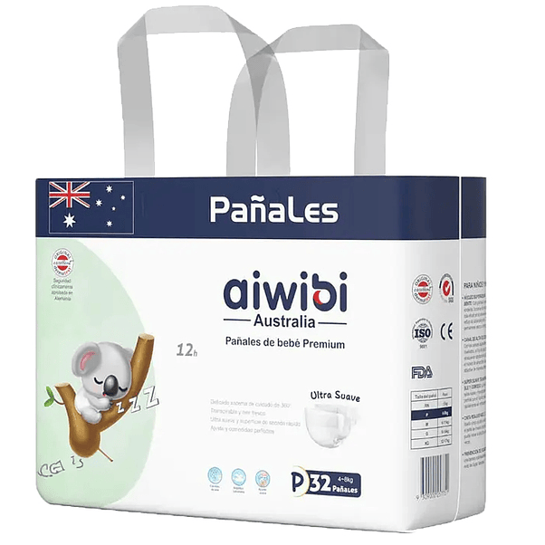 Pañal Aiwibi Premium P (X6) 2