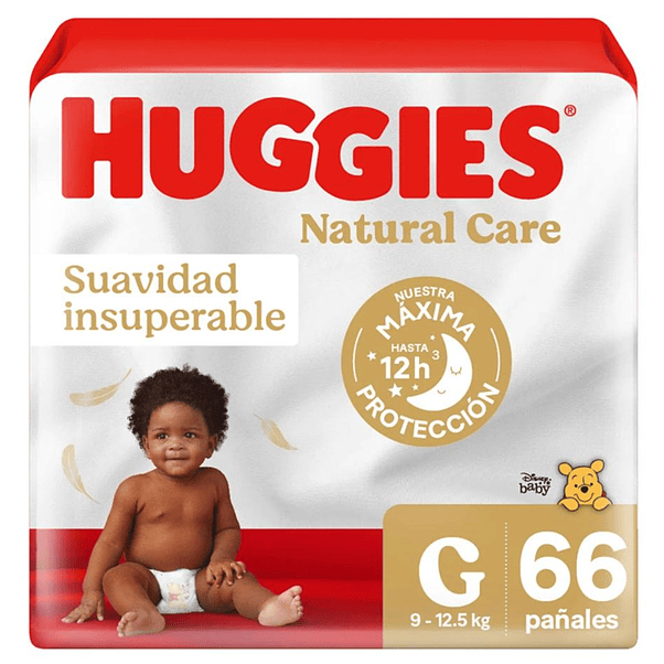 Pañal Huggies Natural Care G (X2) 2