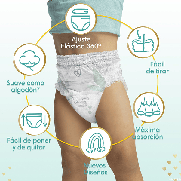 Pañal Pampers Premium Care Pants Xg (X2) 3