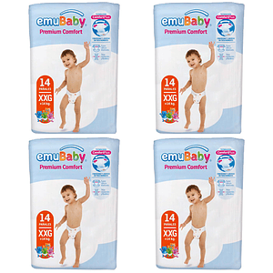Pañal Emubaby Comfort Xxg (X4)