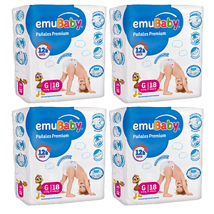 Pañal Emubaby Premium G (X4)