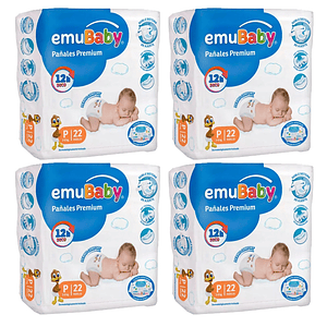 Pañal Emubaby Premium P (X4)