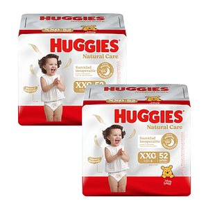 Pañal Huggies Natural Care Xxg (X2)
