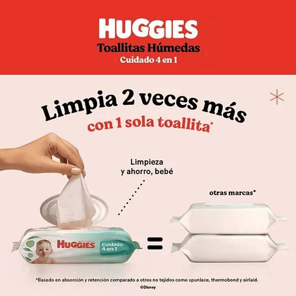 Toalla Húmeda Huggies 4En1 48 (X12) 4