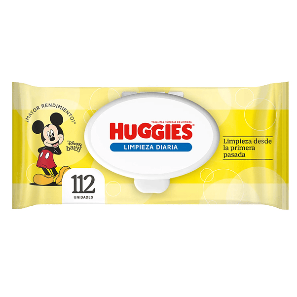 Toalla Húmeda Huggies Limpieza Diaria 112 (X6) 3