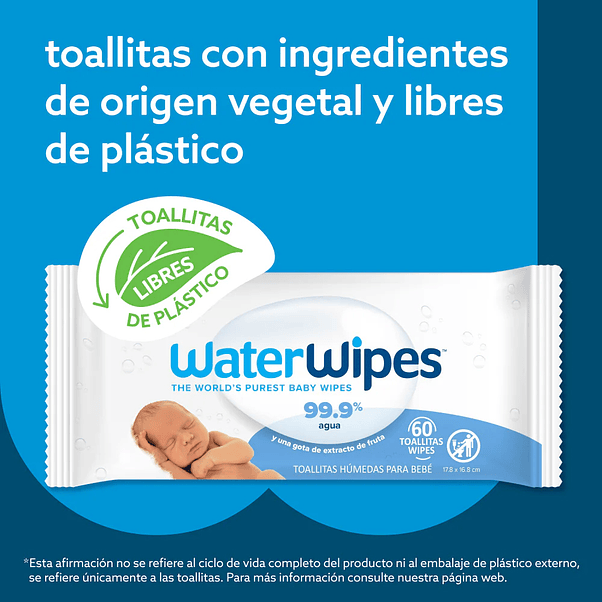 Toalla Húmeda Waterwipes 60 (X6) 4