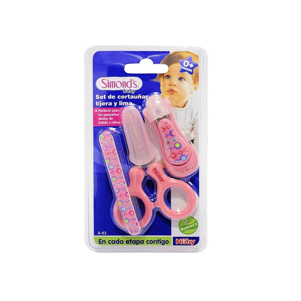 Set Corta Uñas, Tijera Y Lima Simonds 2