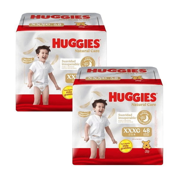 Pañal Huggies Natural Care Xxxg (X2) 1
