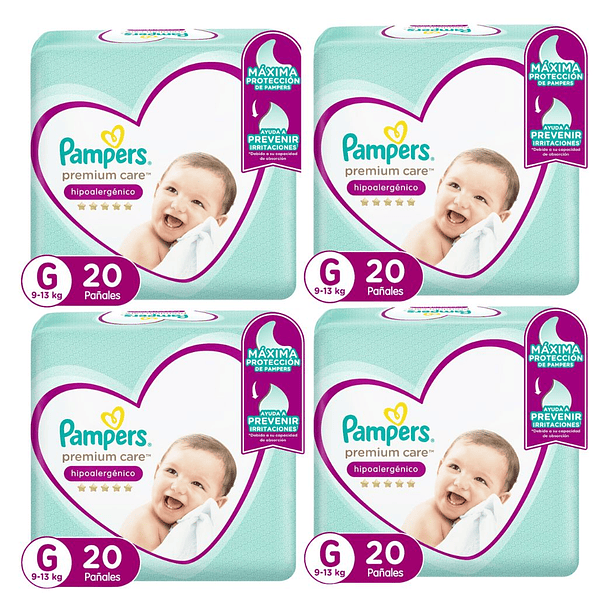 Pañal Pampers Premium Care G (X4) 1