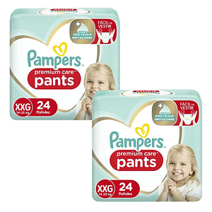 Pañal Pampers Premium Care Pants Xxg (X2)