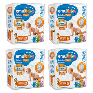 Pañal Emubaby Pants Xg/Xxg (X4)