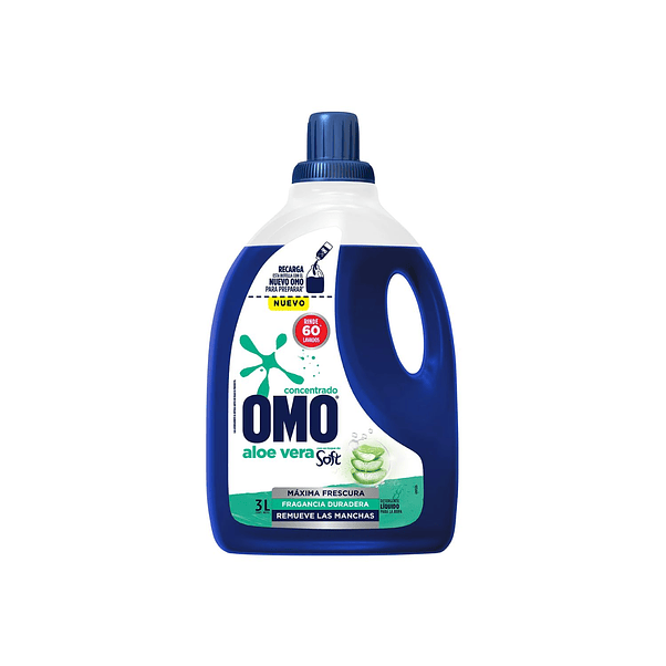 Omo Toque de Soft y Aloe Vera 3L 1