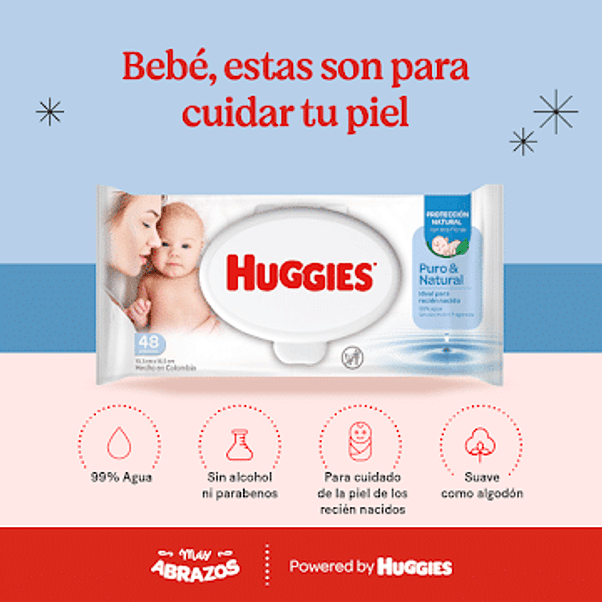 Toalla húmeda Huggies RN 48 4
