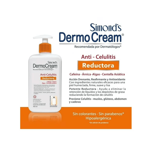 Crema Anticelulitis Simonds 400Ml 2