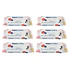 Toallitas Húmedas Aquababy Toalla 99,9% Agua Purificada Flushable 50 - 6 Unidades