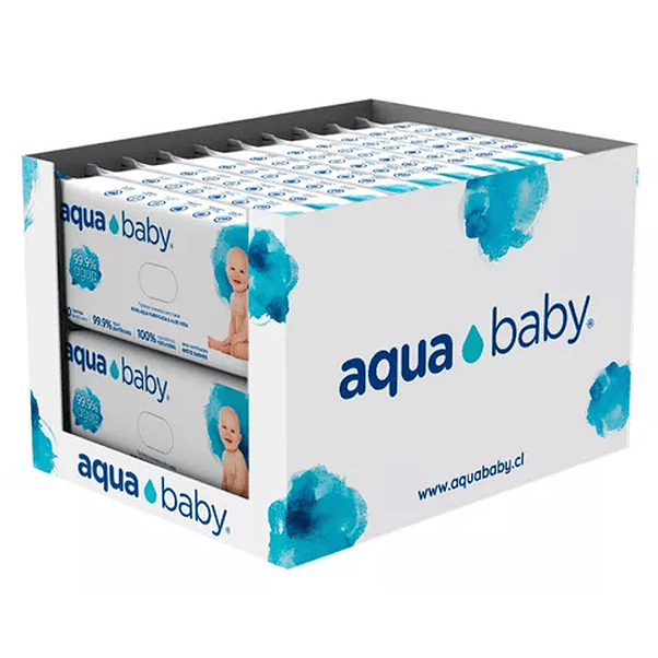 Toalla Húmeda Aquababy 99% Agua 40 (X10) 2