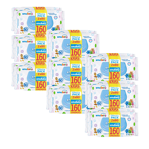 Toalla Húmeda Emubaby 2X80 Ct (X9)