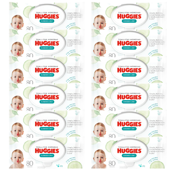 Toallitas Húmedas Huggies 4en1 80 - 12 Unidades