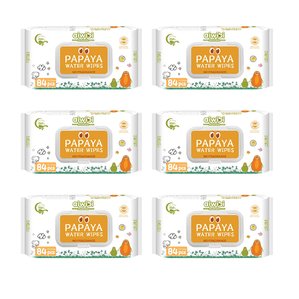 Toalla Húmeda Aiwibi Papaya 84 (X6) 1