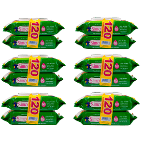 Toalla Húmeda Simonds Aloe Vera 120 (X6)