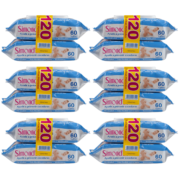 Toalla Húmeda Simonds Gloss 120 (X6) 1