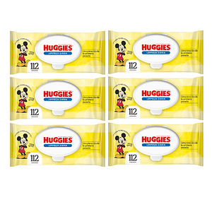 Toalla Húmeda Huggies Limpieza Diaria 112 (X6)