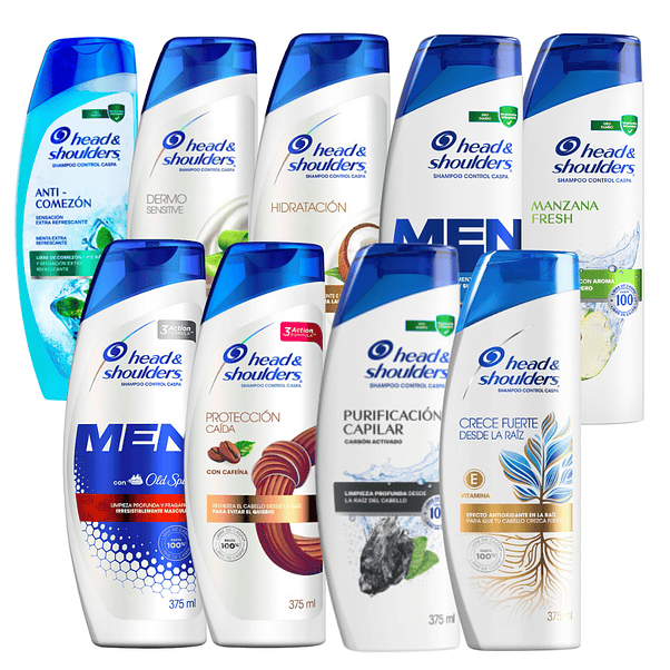 Shampoo Head and Shoulders variedades 1