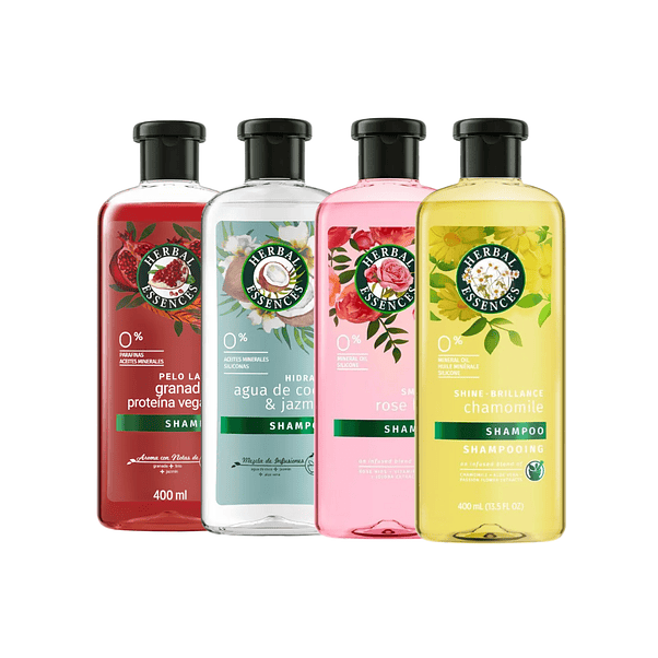Shampoo Herbal Essences variedades 400ml 1