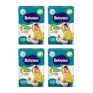 Pañal Babysec Voy Solito xg/xxg (x4)