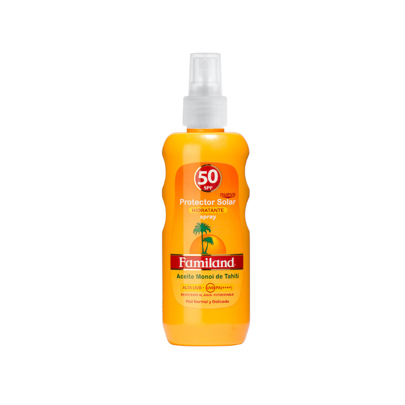 Familand Protector Solar Monoi Tahiti Gatillo FPS50 190 Ml
