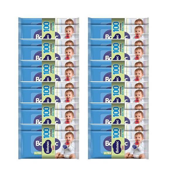 Toalla húmeda Ultrafresh Babysec 100 (x12) 2