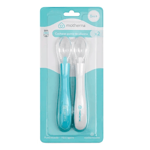 Cucharas punta de silicona Motherna x2