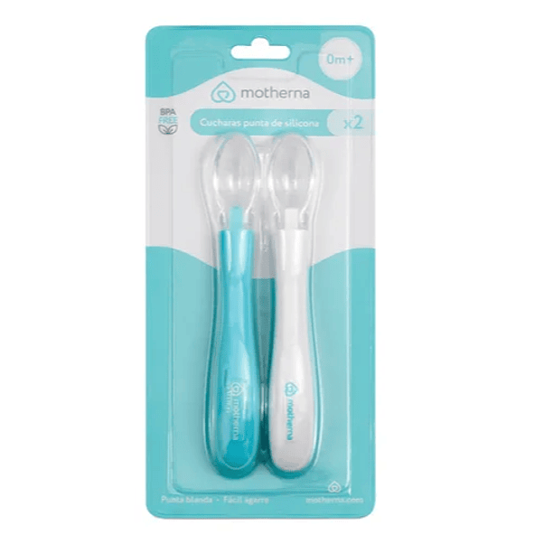 Cucharas punta de silicona Motherna x2 1