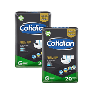 Pañal adulto cotidian premium g (x2)