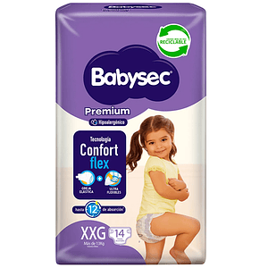 Pañal babysec premium xxg