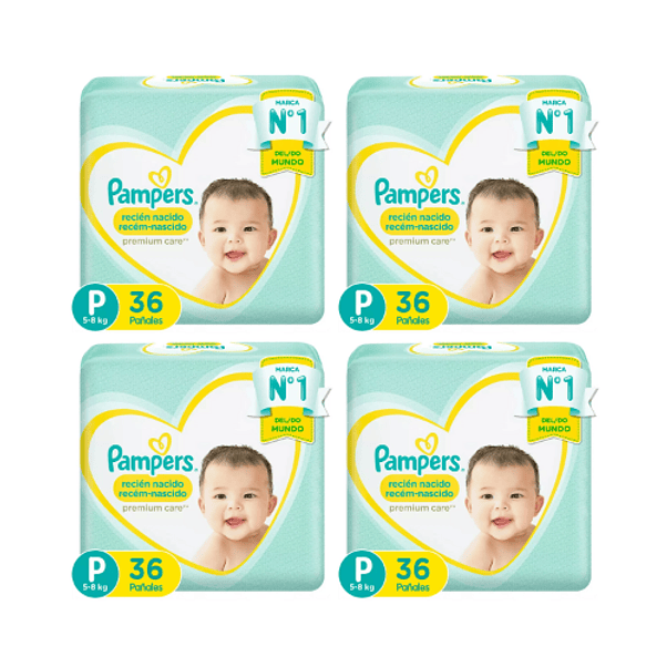 Pañal Pampers Premium Care P (x4) 1
