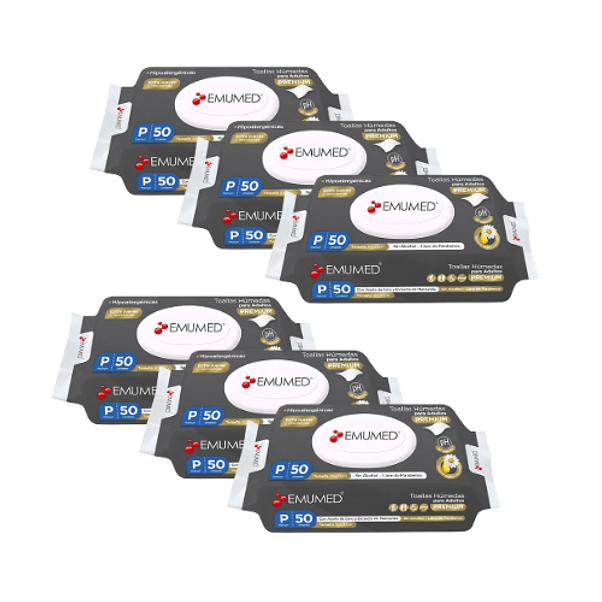 Toallas Húmedas Emumed 50 (x6) 2