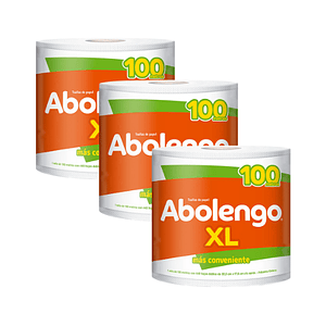Toalla de papel doble hoja Abolengo XL (x3)
